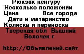 Рюкзак кенгуру 0 . Несколько положений › Цена ­ 1 000 - Все города Дети и материнство » Коляски и переноски   . Тверская обл.,Вышний Волочек г.